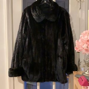 Dark Ranch Mink Jacket Like New